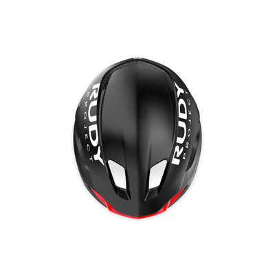Rudy Project Nytron road cycling and aero helmet#color_nytron-black-matte-with-red-exhaust-port