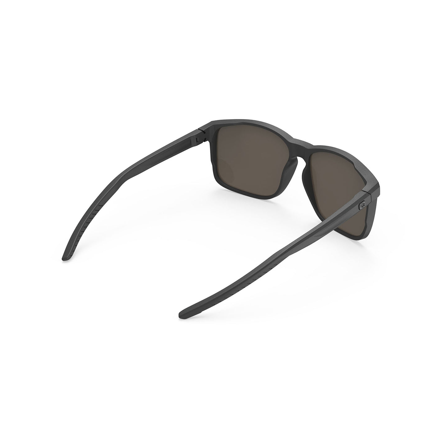 Rudy Project lifestyle and beach prescription sunglasses#color_overlap-charcoal-matte-frame-with-multilaser-gold-lenses