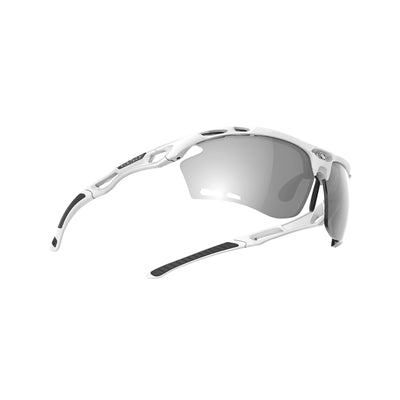 Rudy Project Propulse running and cycling sport prescription sunglasses#color_propulse-white-gloss-frame-and-laser-black-lenses