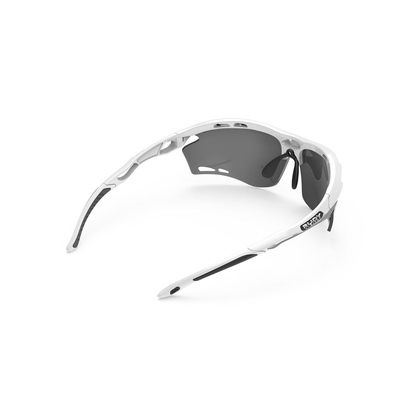 Rudy Project Propulse running and cycling sport prescription sunglasses#color_propulse-white-gloss-frame-and-laser-black-lenses