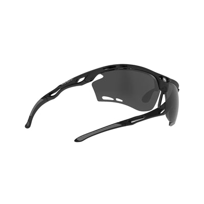 Rudy Project Propulse running and cycling sport prescription sunglasses#color_propulse-matte-black-frame-and-smoke-black-lenses