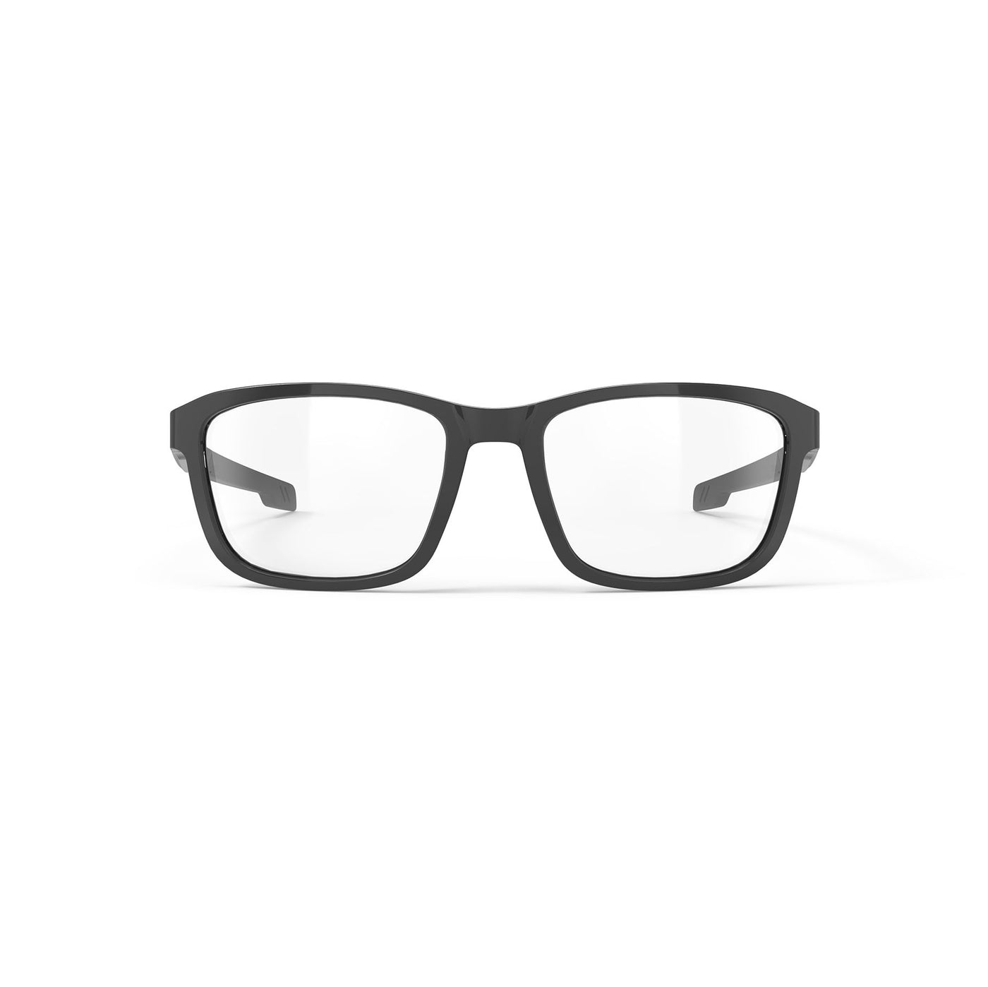 Rudy Project Pulse lightweight eyeglasses for all day comfort#color_pulse-53-black-gloss-with-black-tips-and-demo-lenses