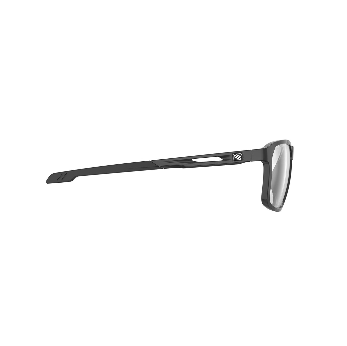 Rudy Project Pulse lightweight eyeglasses for all day comfort#color_pulse-54-black-gloss-with-black-tips-and-demo-lenses
