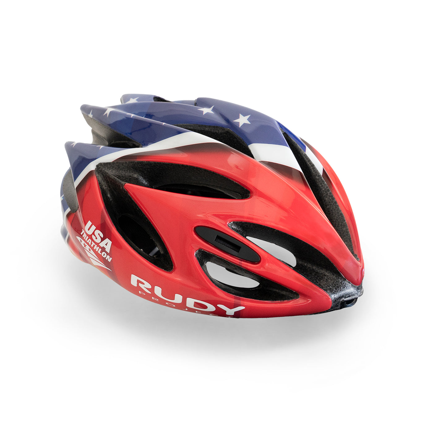 best bike helmets for triathlon Rudy Project | Rush USA Triathlon Edition | Custom Helmets