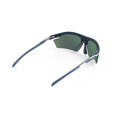 Rudy Project prescription ready running and cycling sunglasses#color_rydon-blue-navy-matte-frame-and-multilaser-blue-lenses