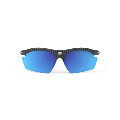 Rudy Project prescription sportrx ready running and cycling sunglasses#color_rydon-carbon-frame-and-polar-3fx-hdr-multilaser-blue-lenses