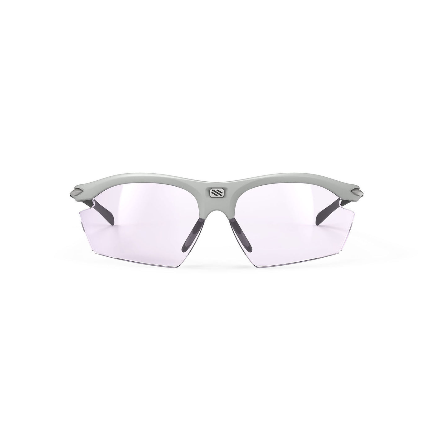 Rudy Project prescription ready running and cycling sunglasses#color_rydon-light-grey-matte-frame-and-impactx-photochromic-2-laser-purple-lenses