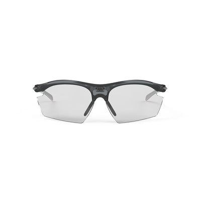 Rudy Project prescription ready sportrx running and cycling sunglasses#color_rydon-frozen-ash-frame-and-impactx-photochromic-2-laser-black-lenses