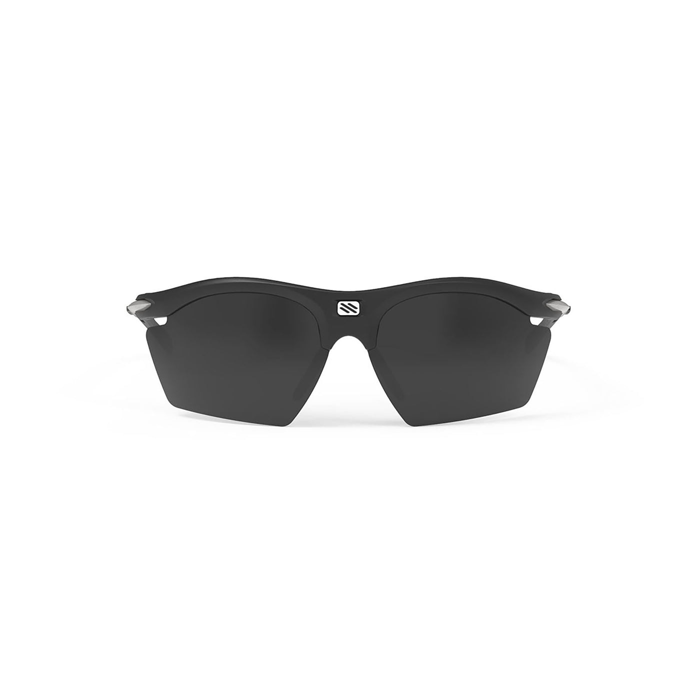 Rudy Project prescription ready running and cycling womens sport sunglasses#color_rydon-slim-matte-black-frame-and-smoke-black-lenses