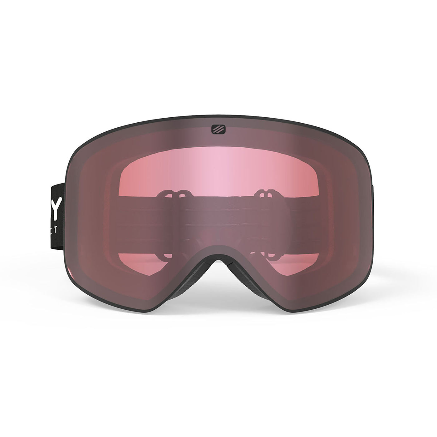 Rudy Project Skermo ski and snowboard goggles#color_skermo-black-matte-frame-and-kayvon-red-laser-lenses