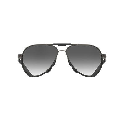 Rudy Project Skytrail aviator lifestyle and beach prescription sunglasses#color_skytrail-gun-matte-frame-and-smoke-black-deg-lenses