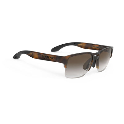 Rudy Project Spinair 58 active lifestyle and beach prescription sunglasses#color_spinair-58-demi-gloss-frame-and-brown-deg-lenses
