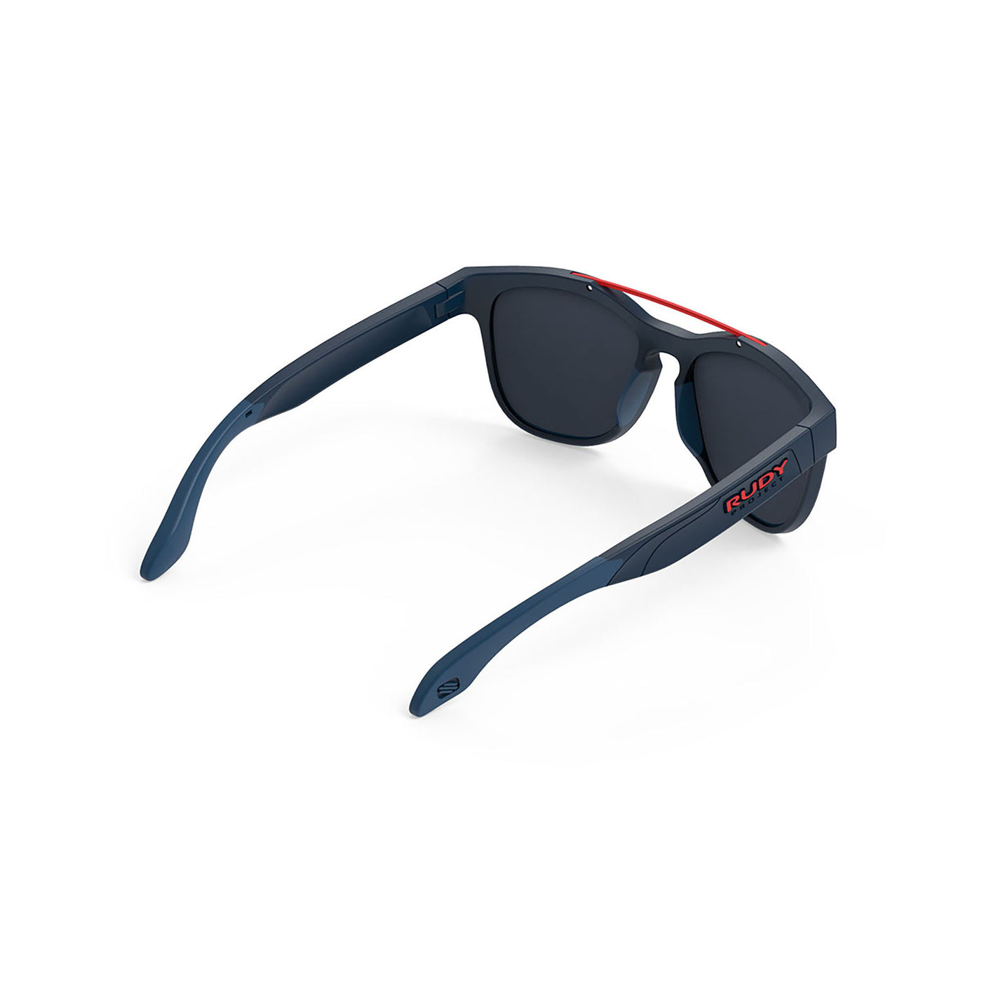 Rudy Project Spinair 59 active lifestyle and beach prescription sunglasses#color_spinair-59-navy-blue-matte-frame-and-multilaser-red-lenses