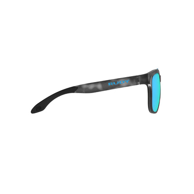 Rudy Project Spinair 59 active lifestyle and beach prescription sunglasses#color_spinair-59-demi-grey-matte-frame-and-multilaser-blue-lenses