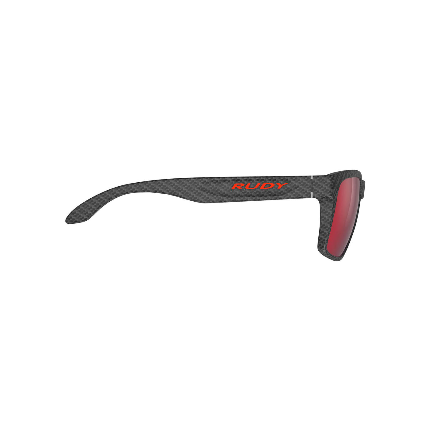Rudy Project Spinhawk lifestyle and beach and boating and fishing prescription sunglasses#color_spinhawk-carbonium-frame-and-multilaser-red-lenses