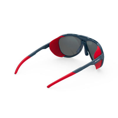 Rudy Project Stardash prescription hiking and glacier sport sunglasses#color_stardash-blue-navy-matte-with-multilaser-red-lenses