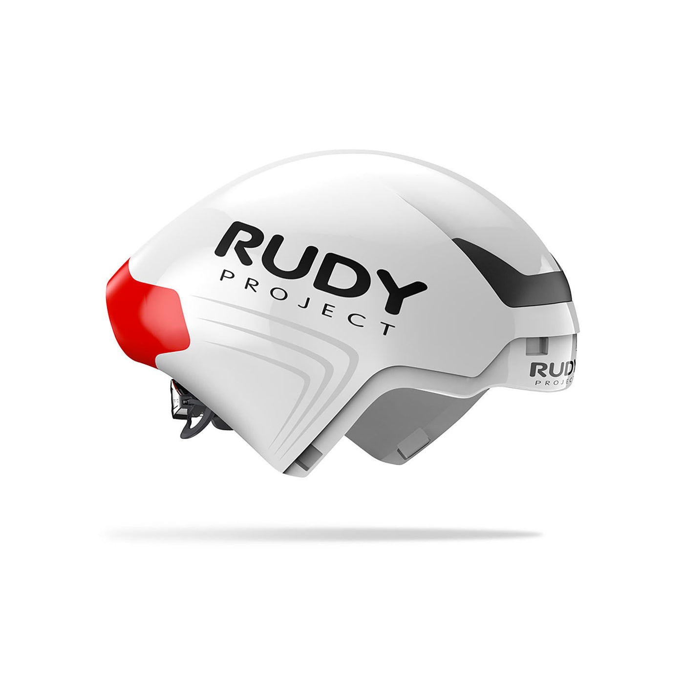 Rudy Project Wing aero time trial helmet with magnetic removable visor#color_the-wing-white-shiny