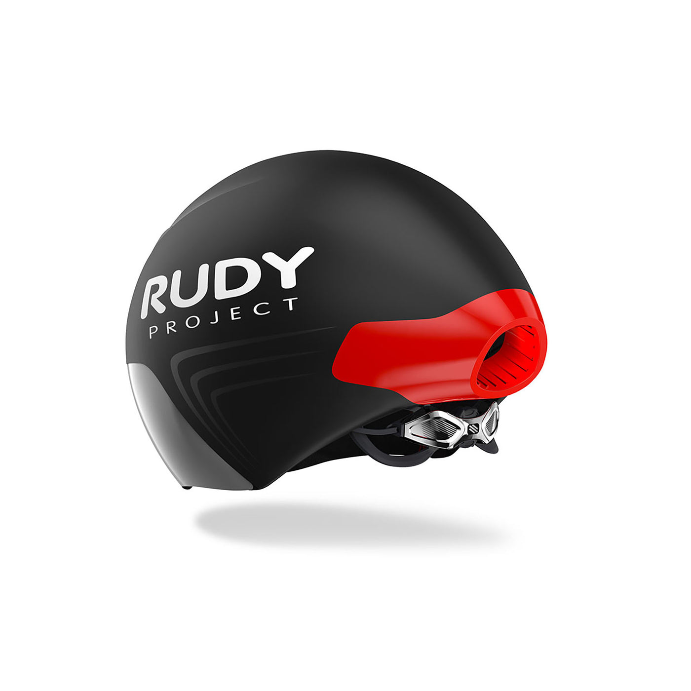 Rudy Project Wing aero time trial helmet with magnetic removable visor#color_the-wing-black-matte