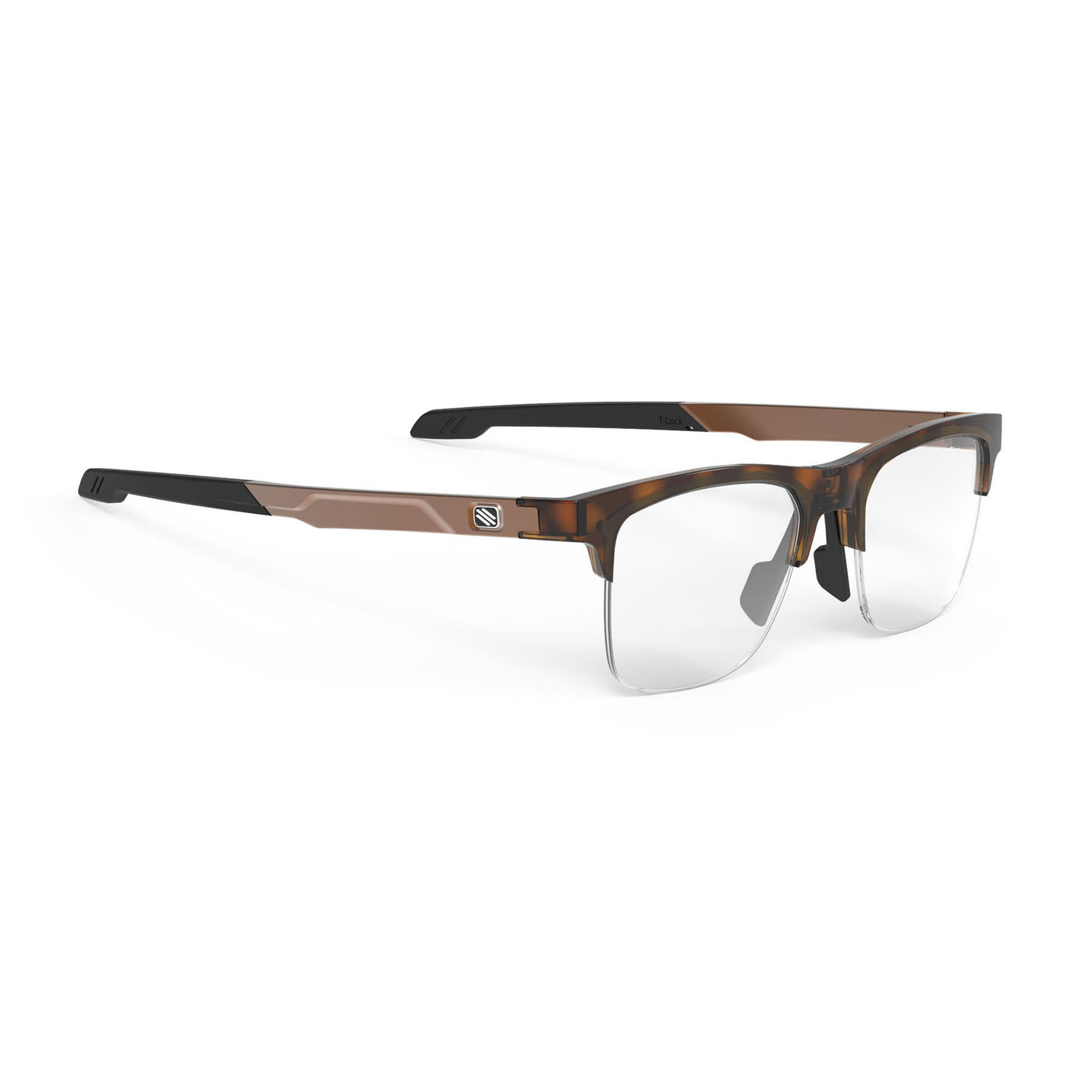 Rudy Project ophthalmic prescription eyeglass frames#color_inkas-half-rim-shape-a-demi-turtle-gloss