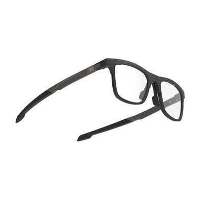 Rudy Project ophthalmic prescription eyeglass frames#color_inkas-full-rim-matte-black
